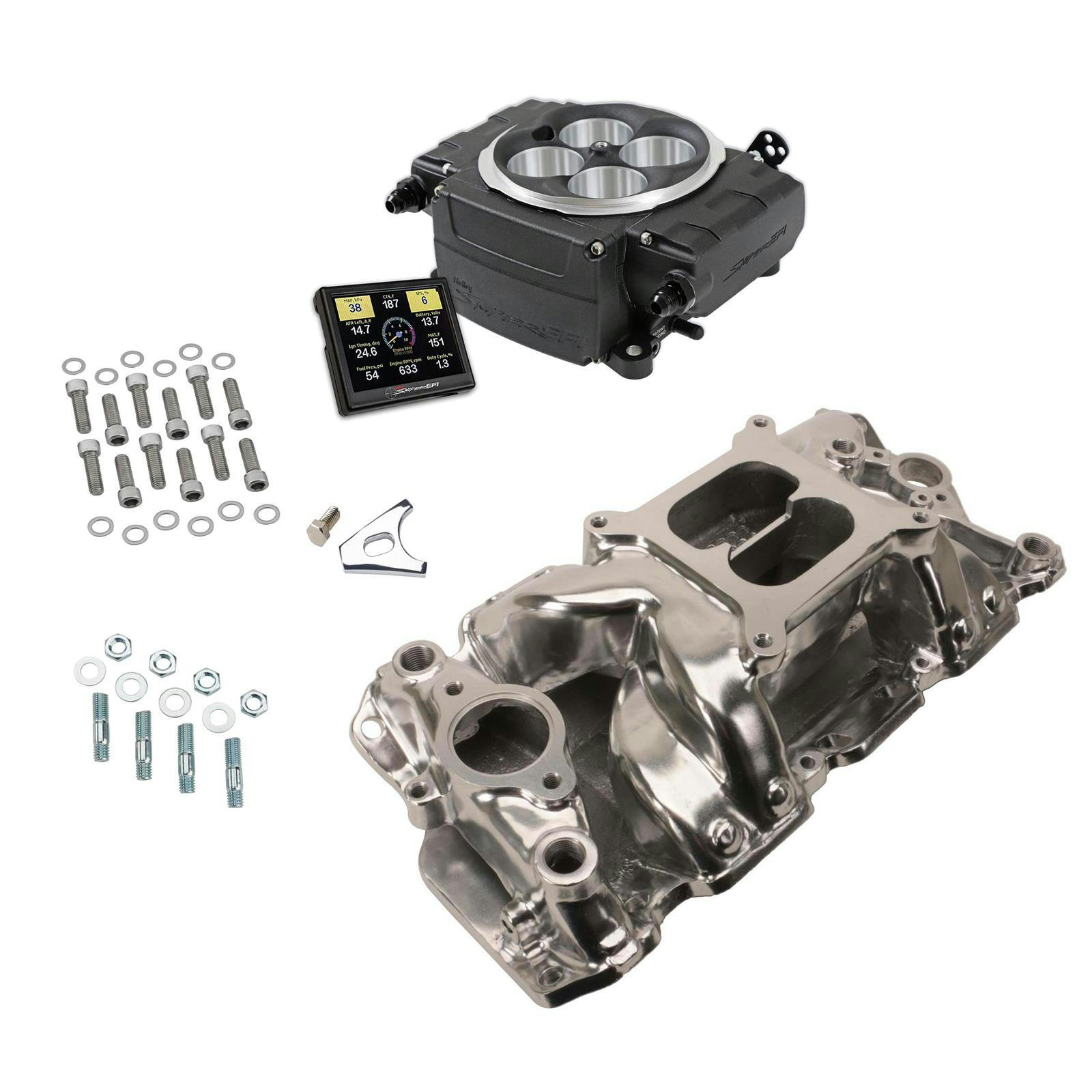 Small Block Chevy Eliminator Intake & Sniper 2 EFI Conversion Kit