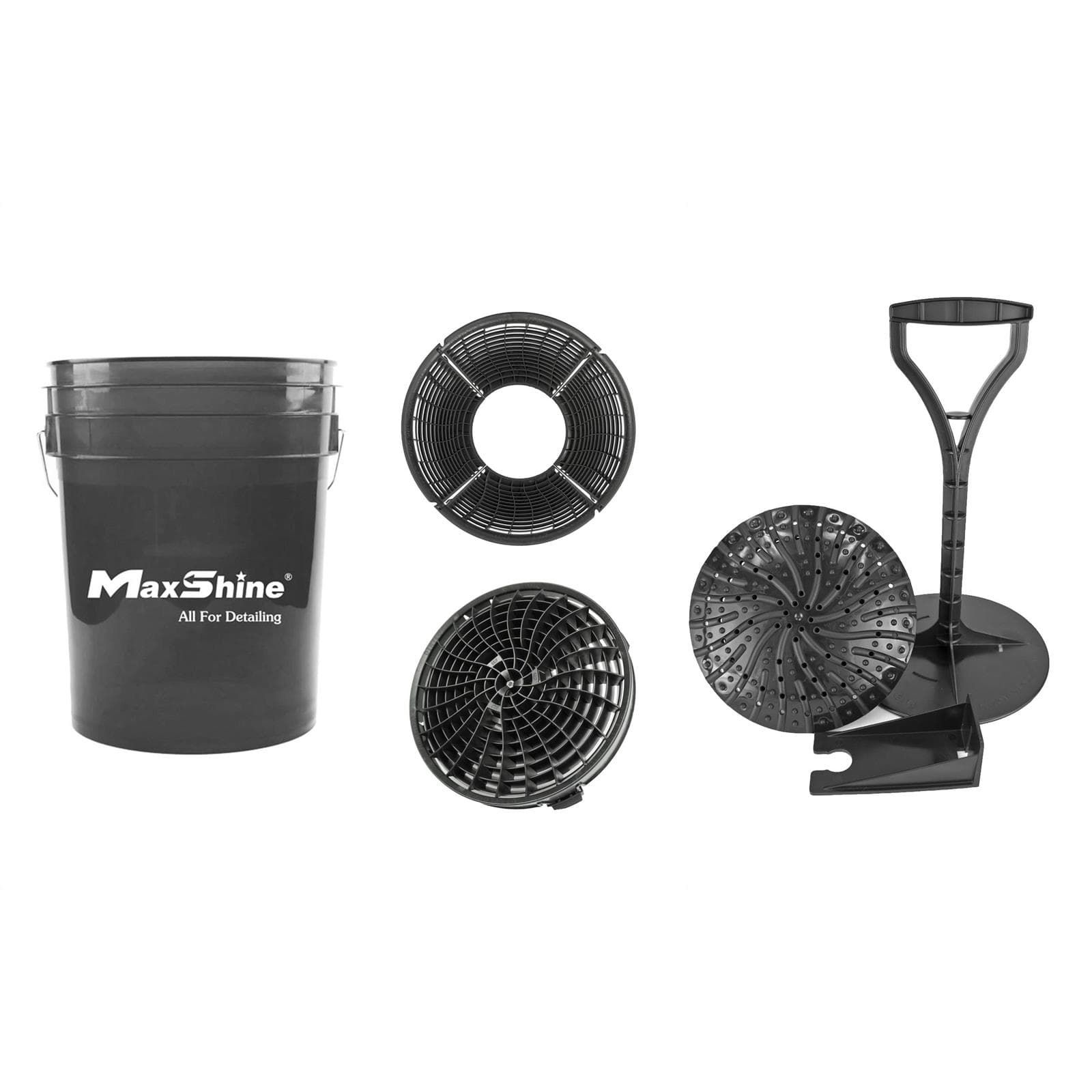 5 Gallon Detailing Bucket with Dirt Lock Pad