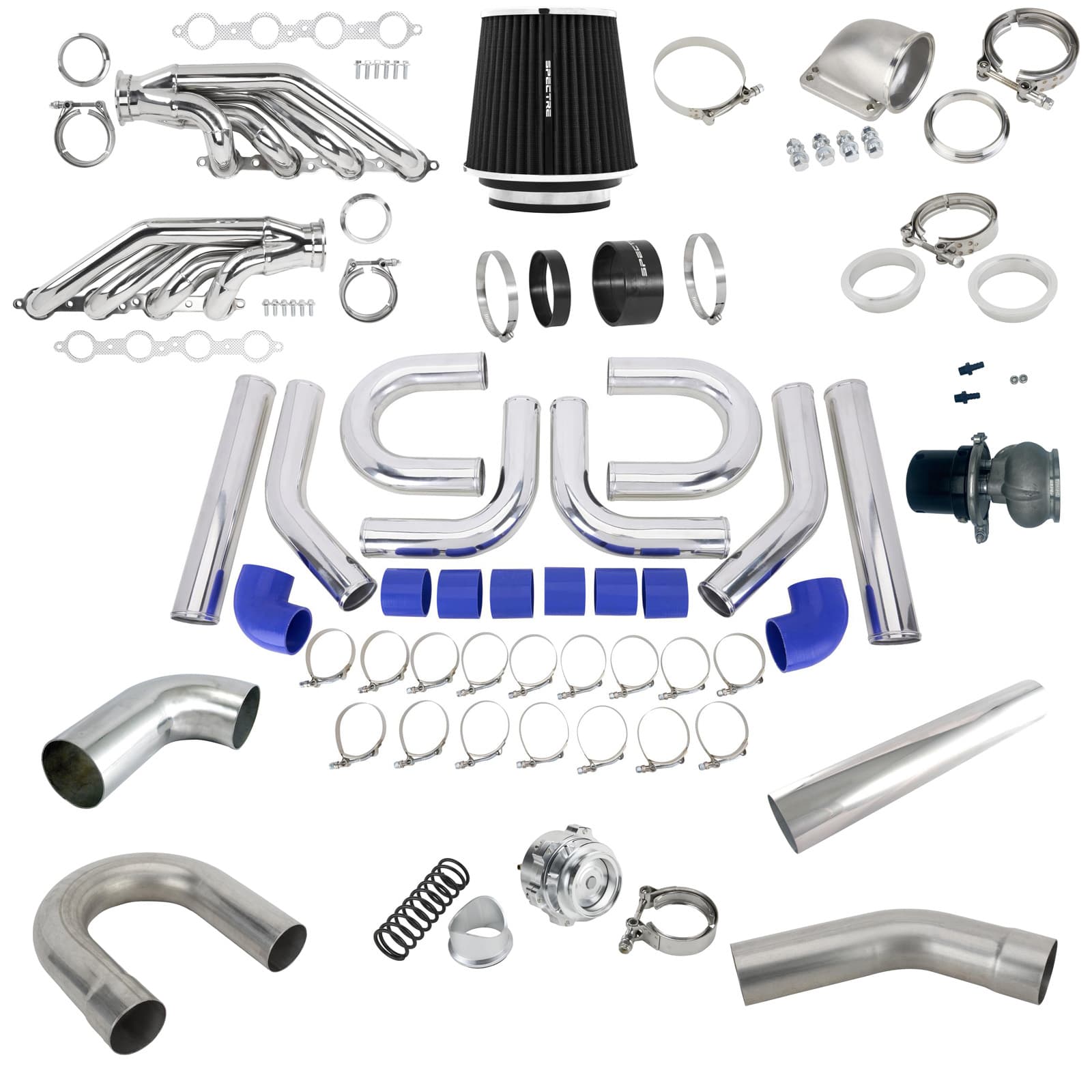 LS 3" V-band Cold-Side Intercooler Piping Kit