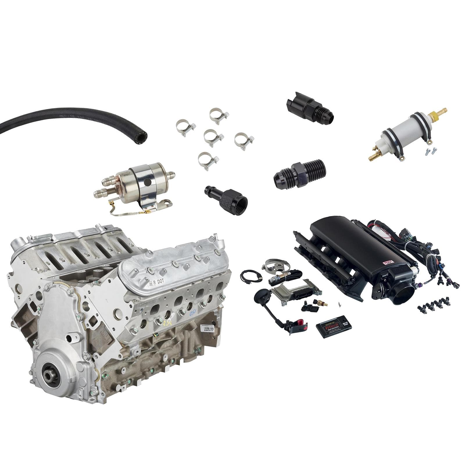 LS Gen III 5.3L Crate Engine Kit, 475HP/435TQ, w/o Trans Control