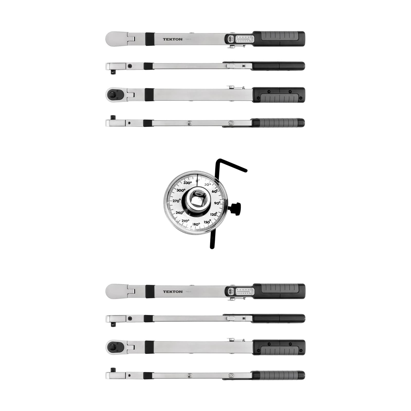 Angle Gauge and 3/8", 1/2" Drive Torque Wrench Kit