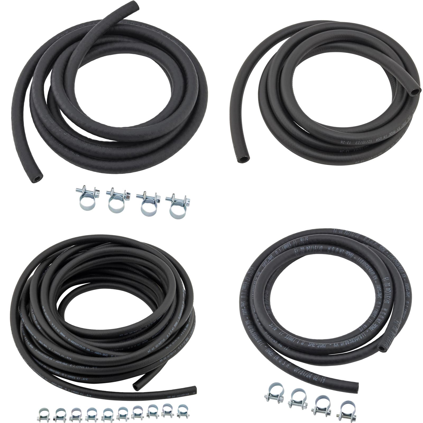 30R7 Black Rubber Fuel Hose Kit
