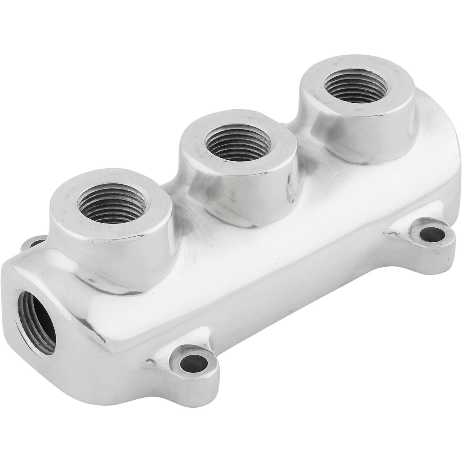 Speedway Polished Aluminum Fuel Block