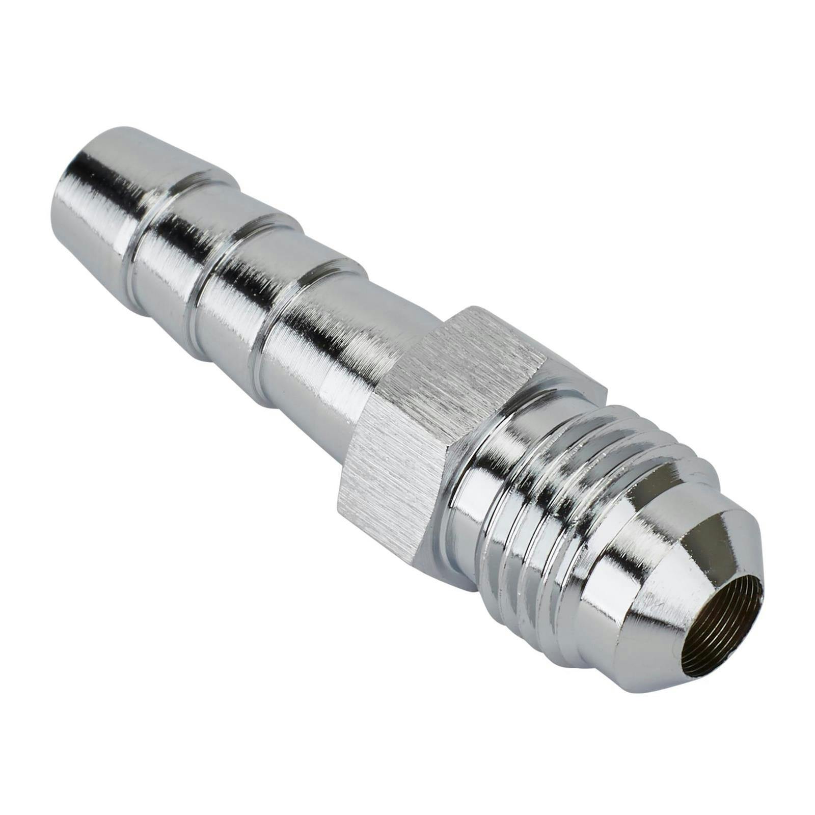97-Style Carburetor Fuel Inlet Fitting, 1/2 In-20 to 5/16 Hose, Chrome