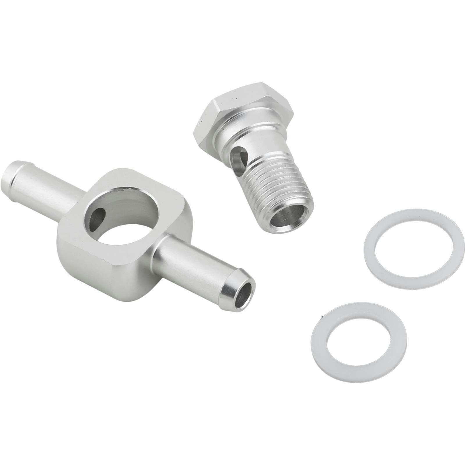 Dual Banjo Style Fuel Fitting, 5/16 Inch Hose