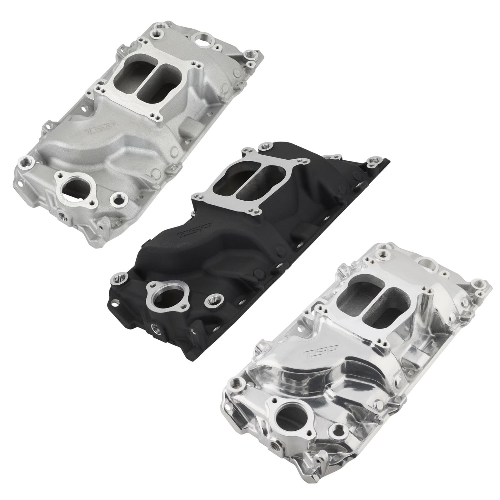 Speedway BBC Holeshot Dual Plane Intake Manifold Oval Port, Plain