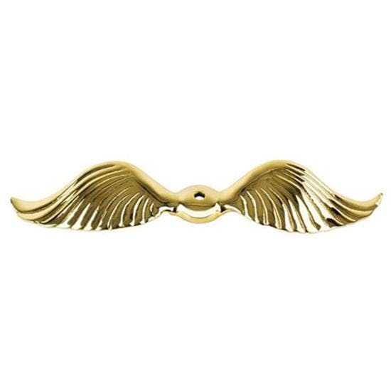 Big Feather Radiator Wing, Brass