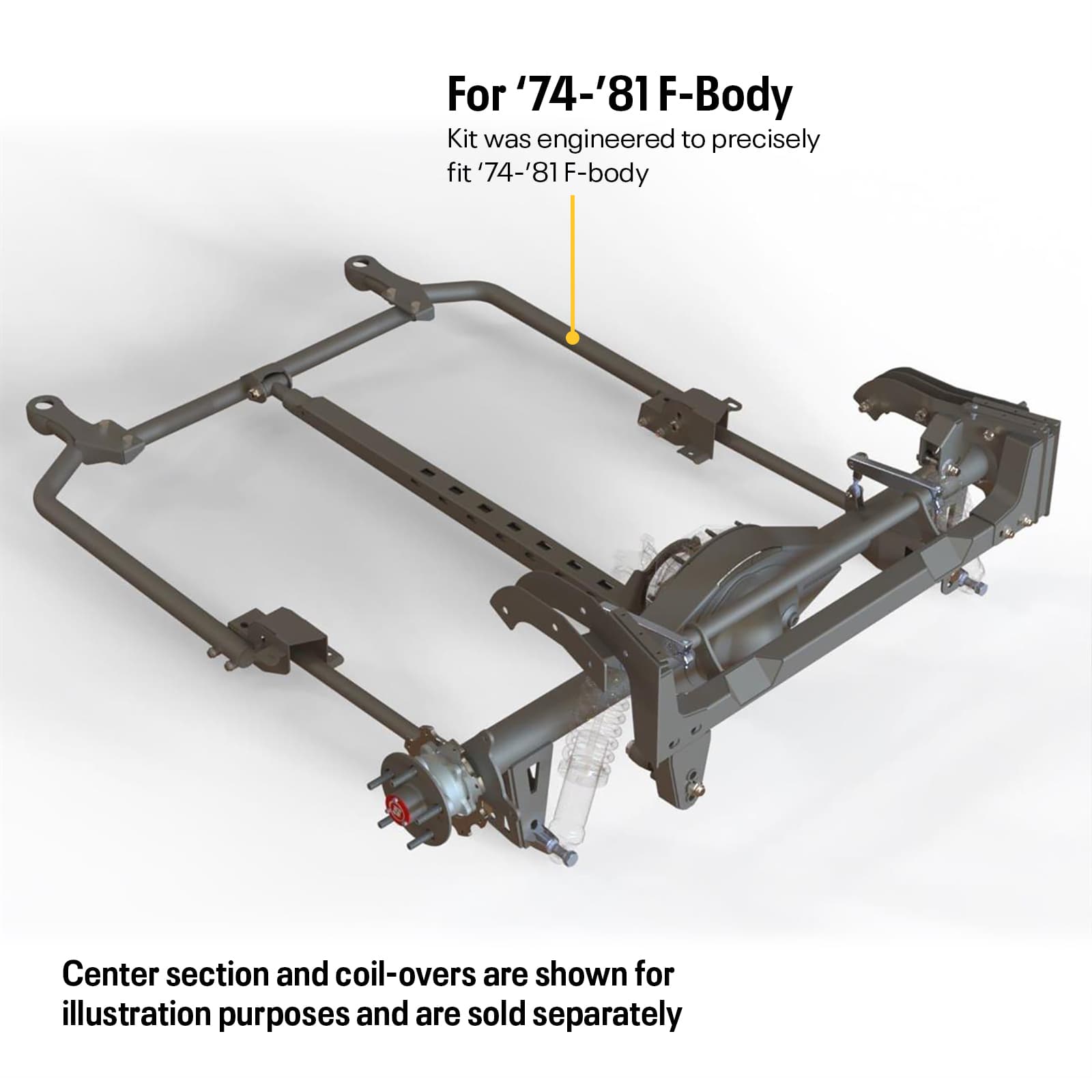 G-Comp™ 1974-81 Camaro/Firebird Torque Arm Rear Suspension Kit