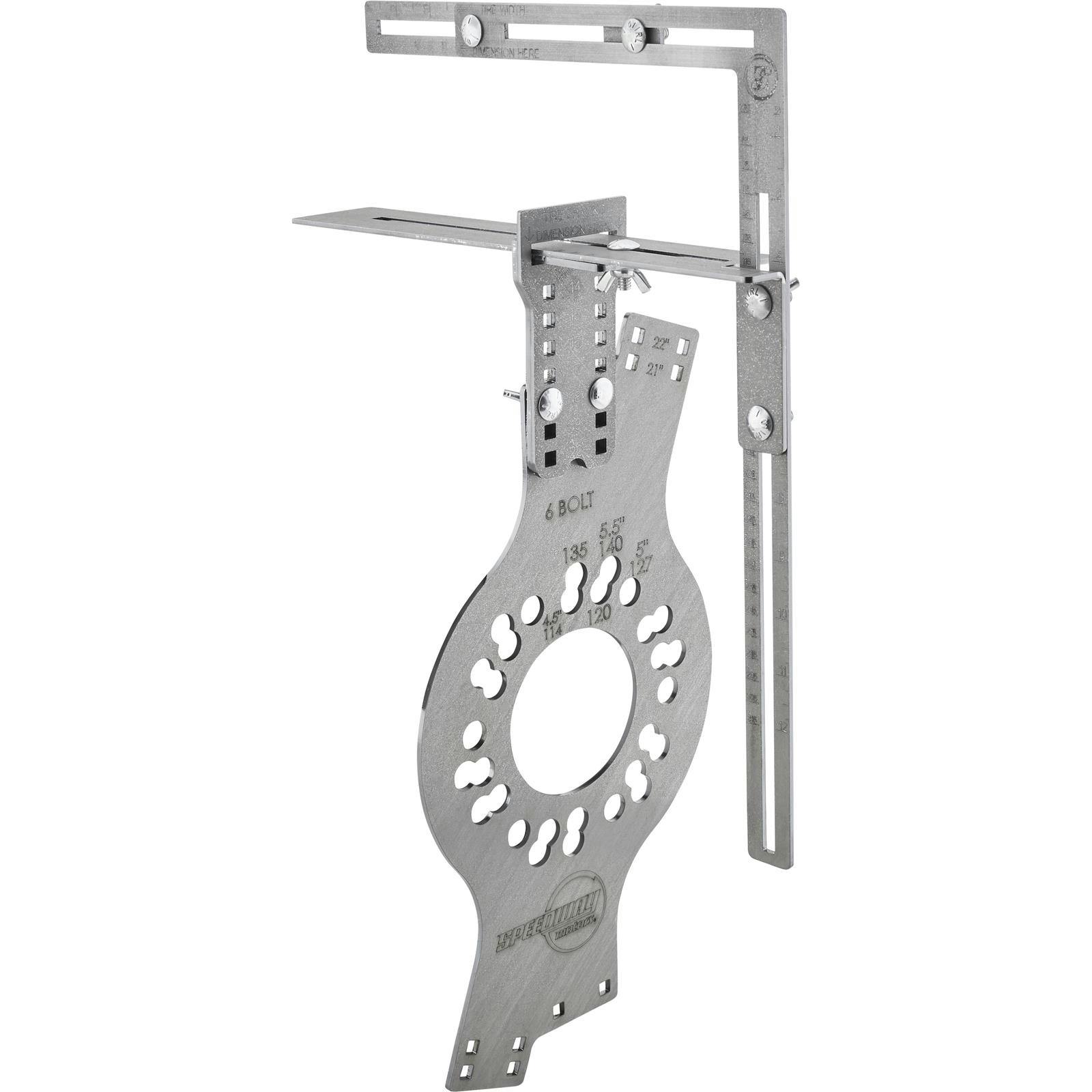 WheelWise® 6-Lug Wheel Fitment Tool w/ Tire Size Attachment