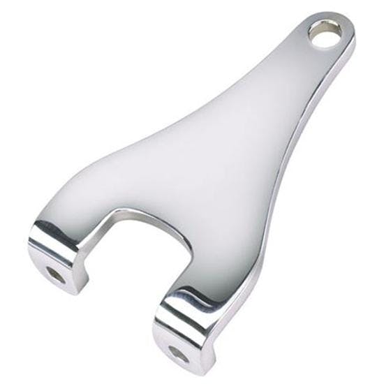Chevy Flat Upper Steering Arm, Chrome