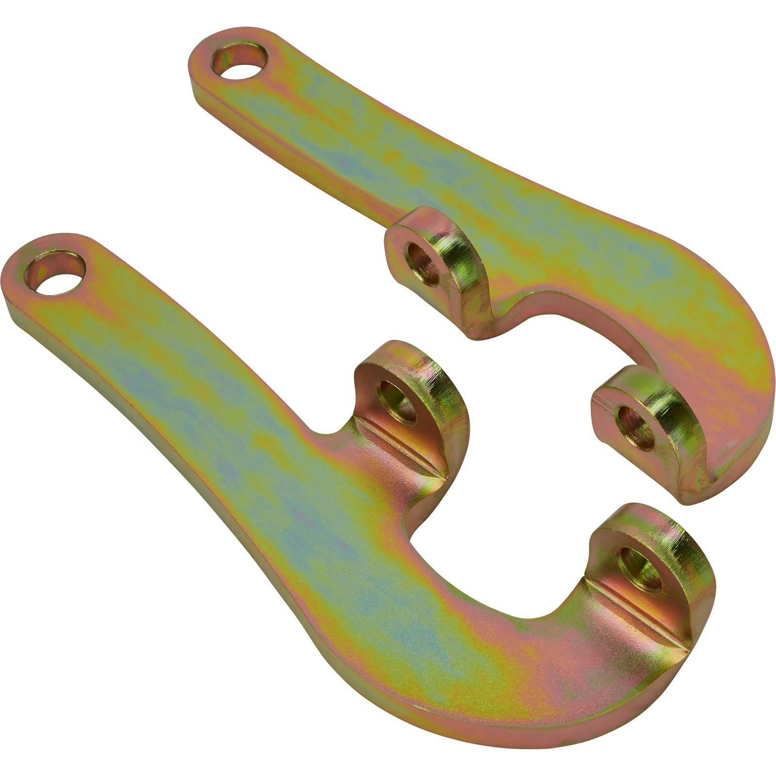 Speedway Chevy Spindle Flat Tie Rod Steering Arms, Plain Finish