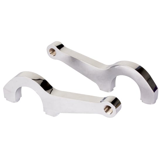 Ford Lower Tie Rod Steering Arms, Chrome, 5/8-18 Hole
