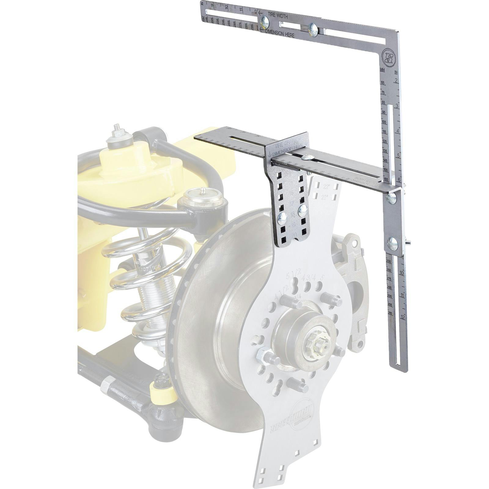 WheelWise® Tire Fit Check Mockup Sizing Tool Attachment