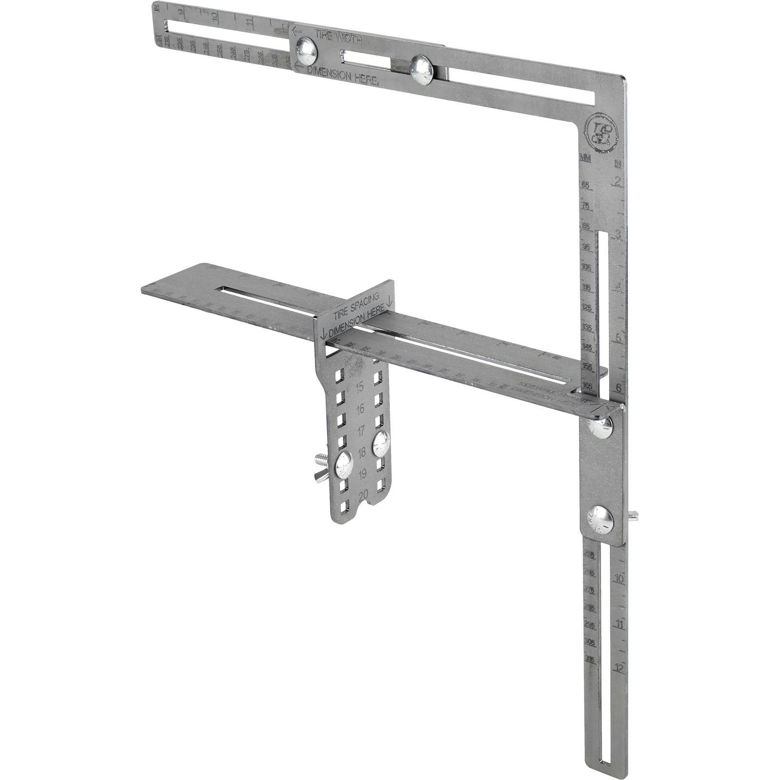 WheelWise® Tire Fit Check Mockup Sizing Tool Attachment