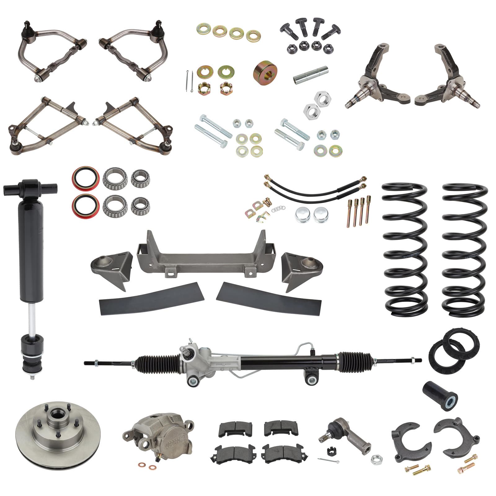 47–54 Chevy Weld-On Tubular Arms Mustang II Front Suspension Kit