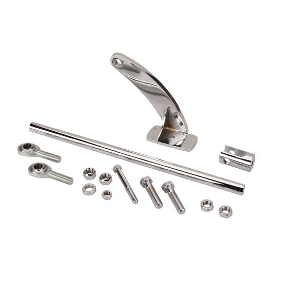 Front Panhard Bar for T-Bucket Chassis, .5 Inch, Chrome