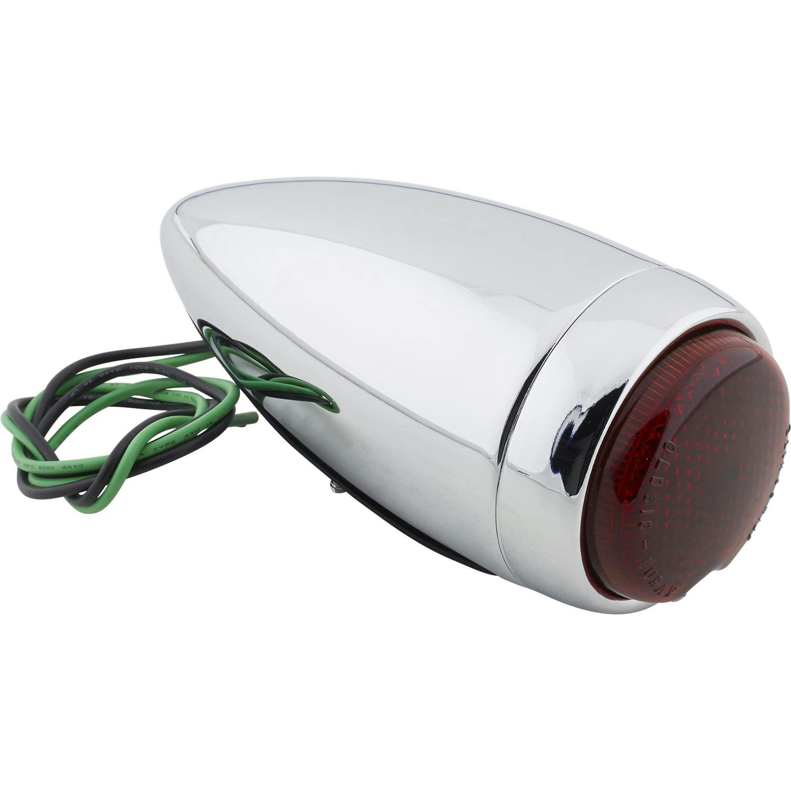 Incandescent Tail Light Assembly, Chrome Housing, 1939 Chevy