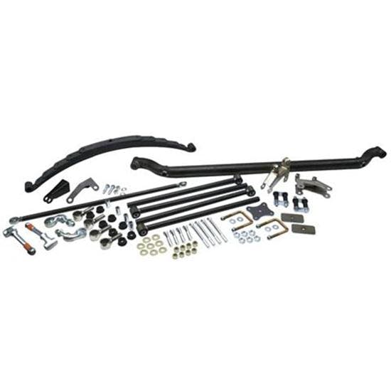 1932 Ford Front End Assembly, Tube Axle, 4-Bar Kit, Plain