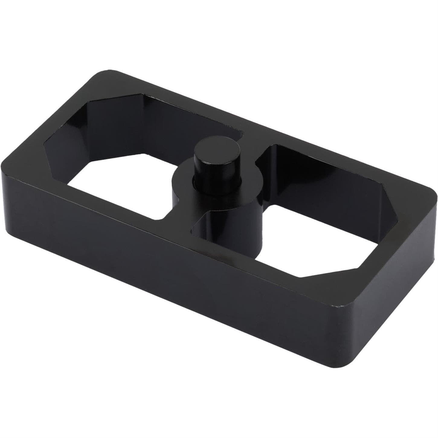 Black Aluminum Extruded Leaf Spring Lowering Block