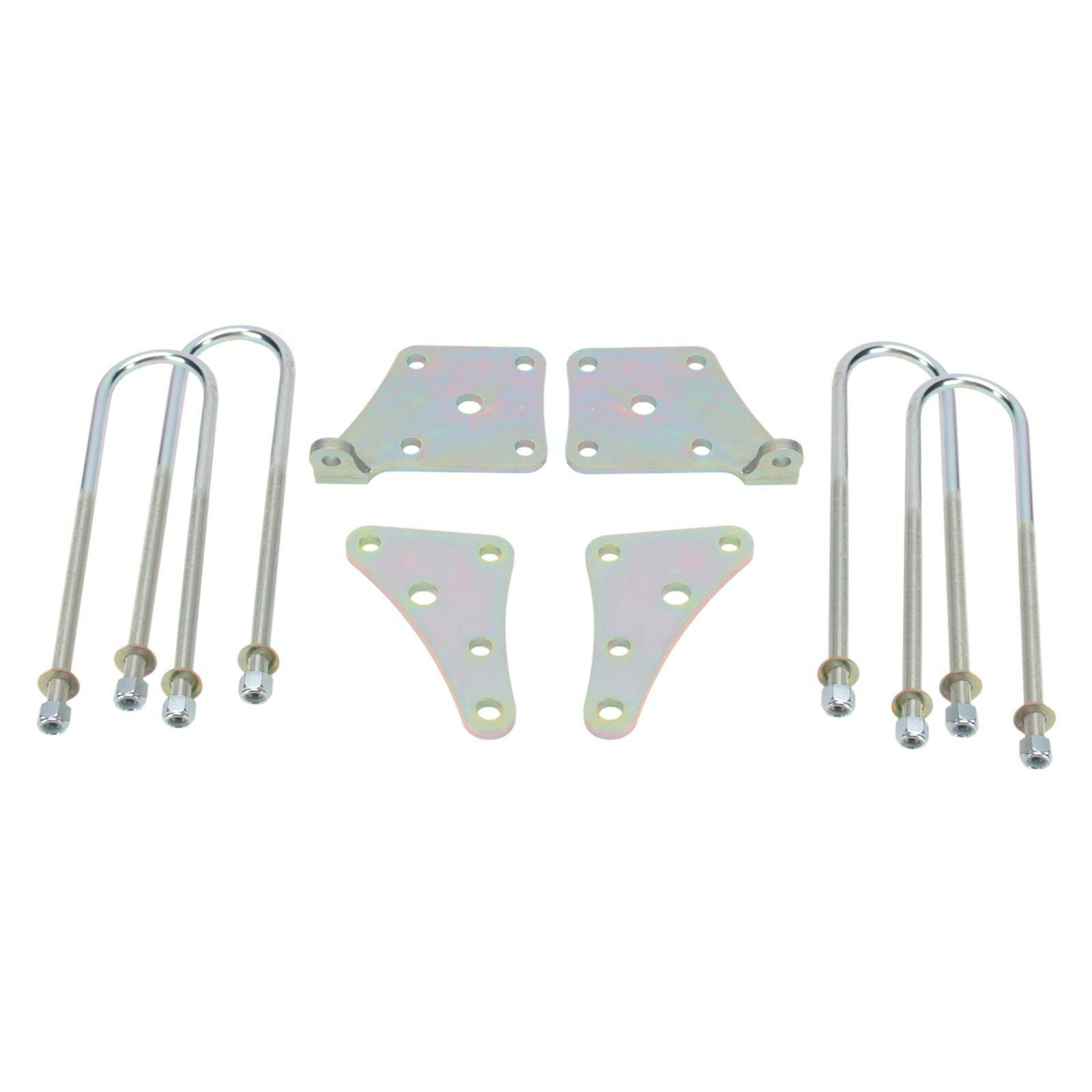 S10 10-Bolt Rear Axle Retrofit Leaf Spring Mount Kit, 8 Inch Bolts