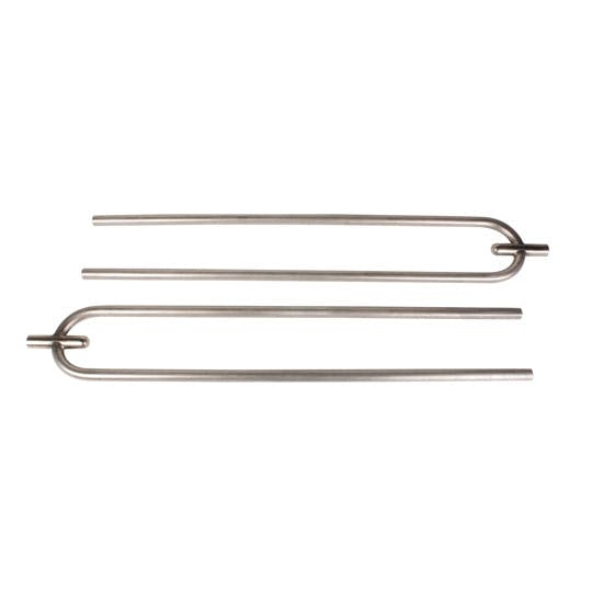 Curtis-Style Radius Rods, 36 Inch, Unpolished Stainless Steel