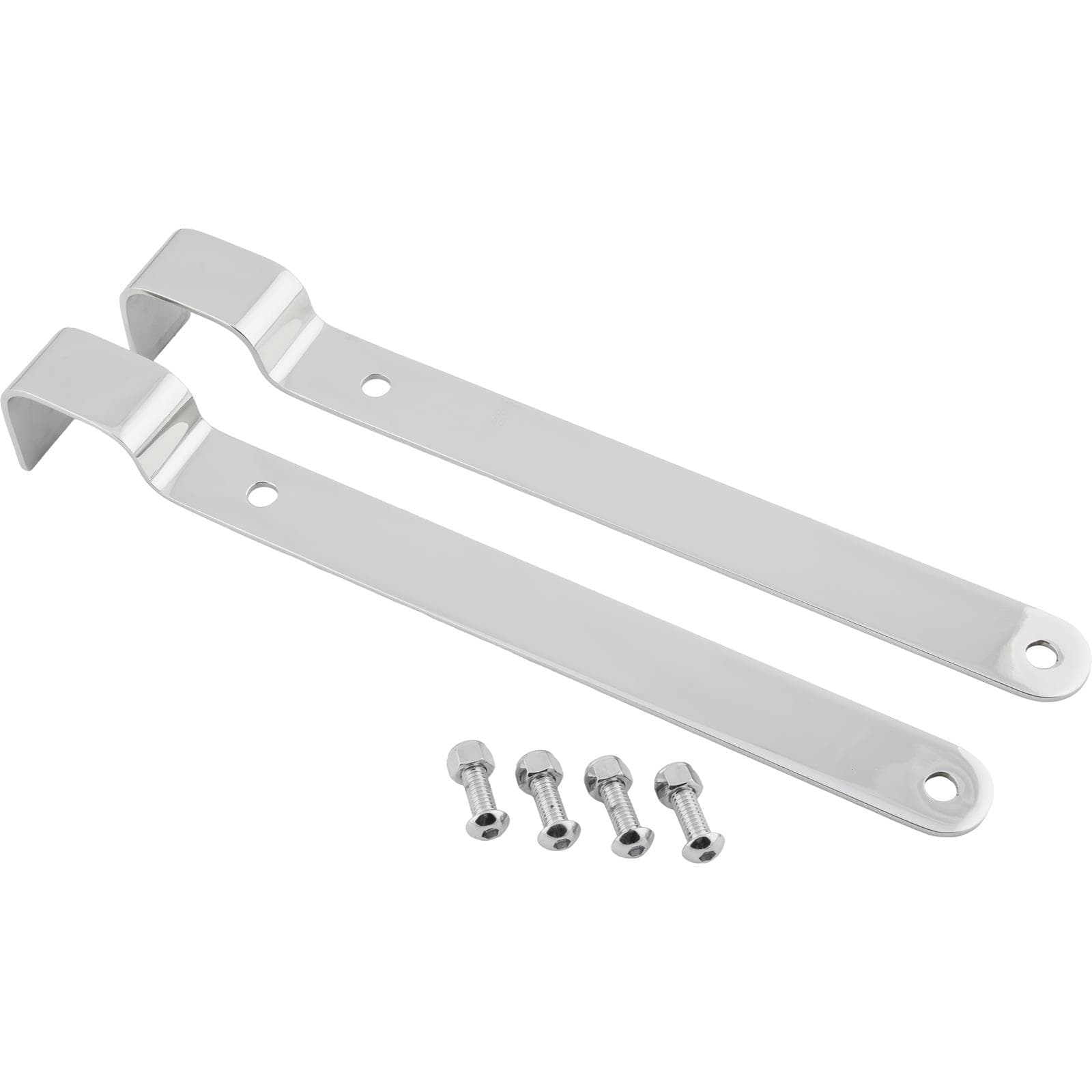 Speedway Motors Model T Tailgate Hinges, Chrome