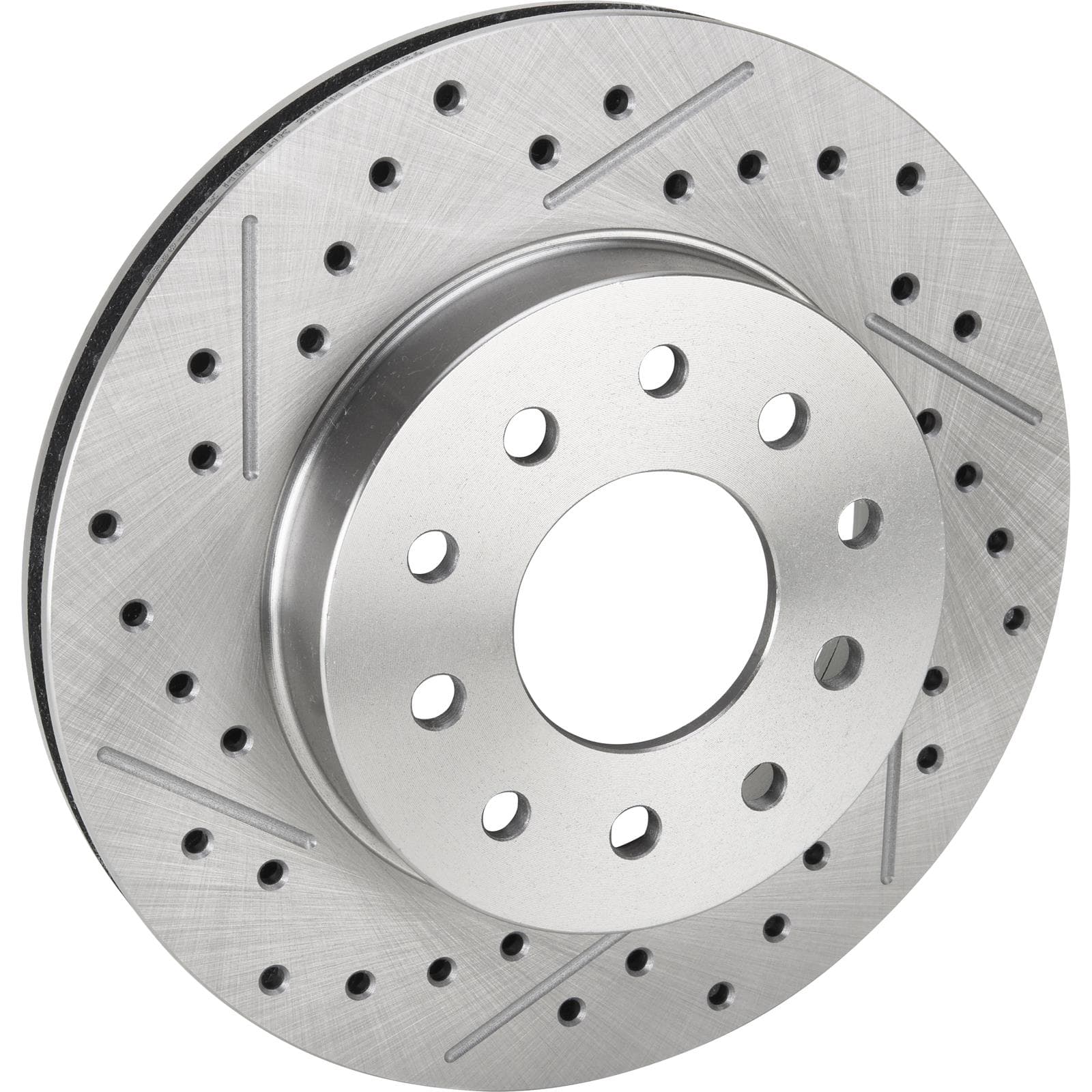Speedway Motors Drilled/Slotted Rotor for 9" Rear End, 10/12 Bolt