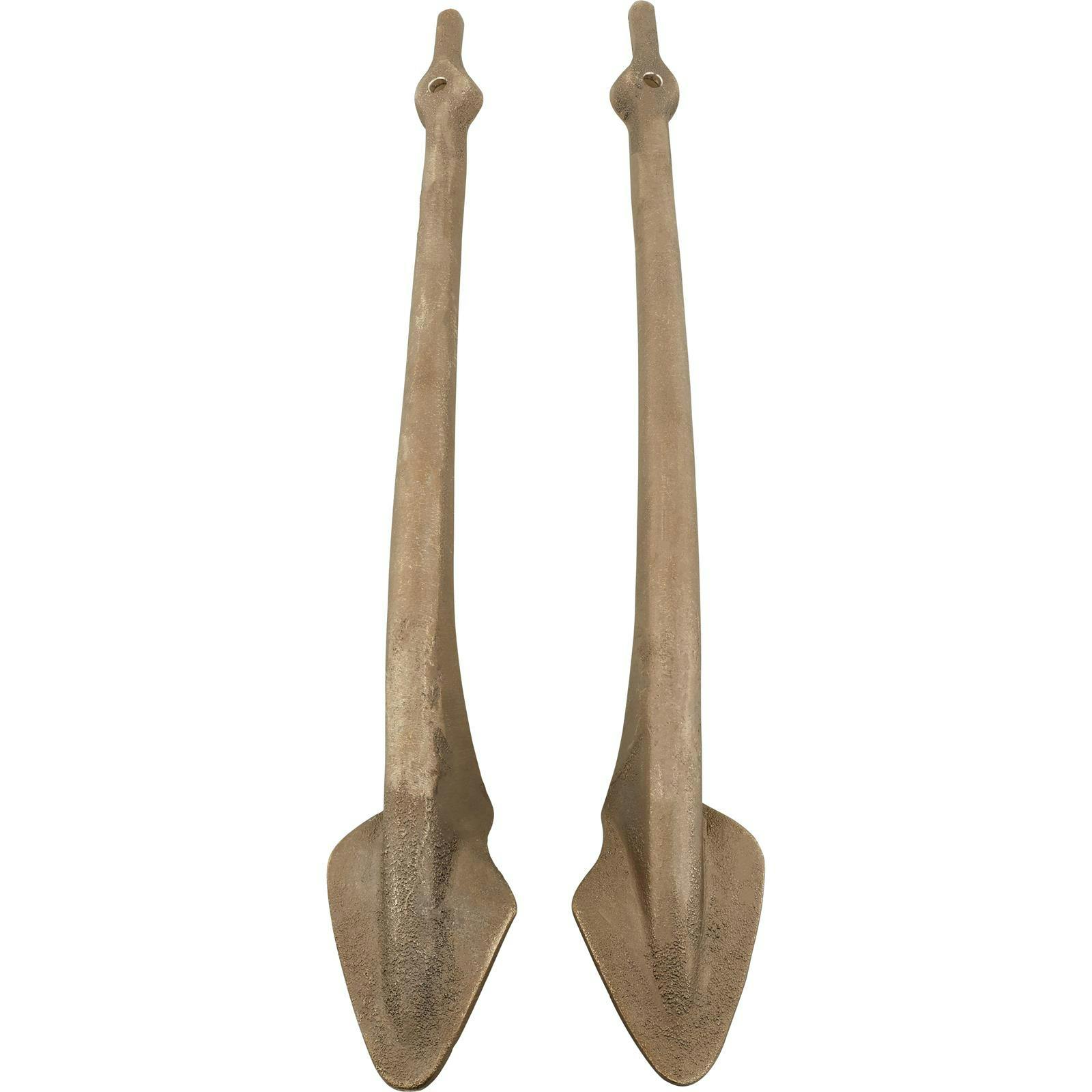 1926-1927 Model T Windshield Posts, 4 Inch Chopped, Brass