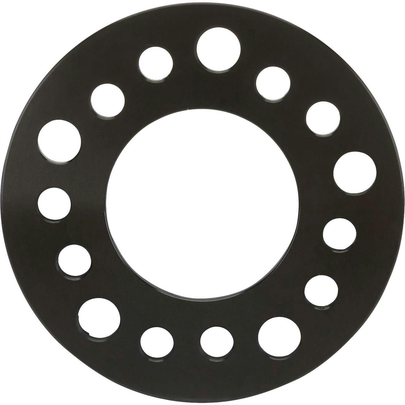 Aluminum Wheel Spacer, 1/4 Inch Thick, Black Anodized