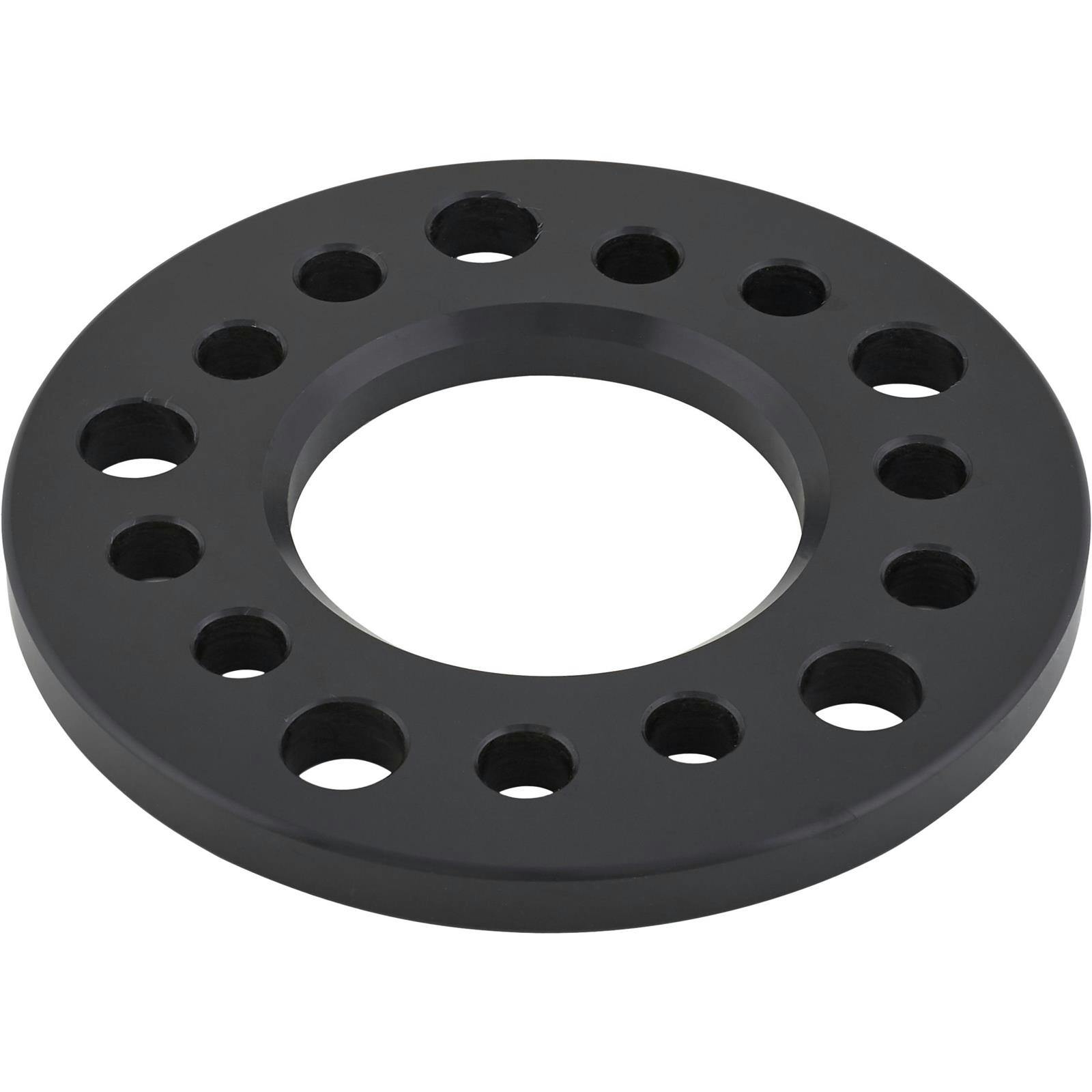 Aluminum Wheel Spacer, 1/2 Inch Thick, Black Anodized