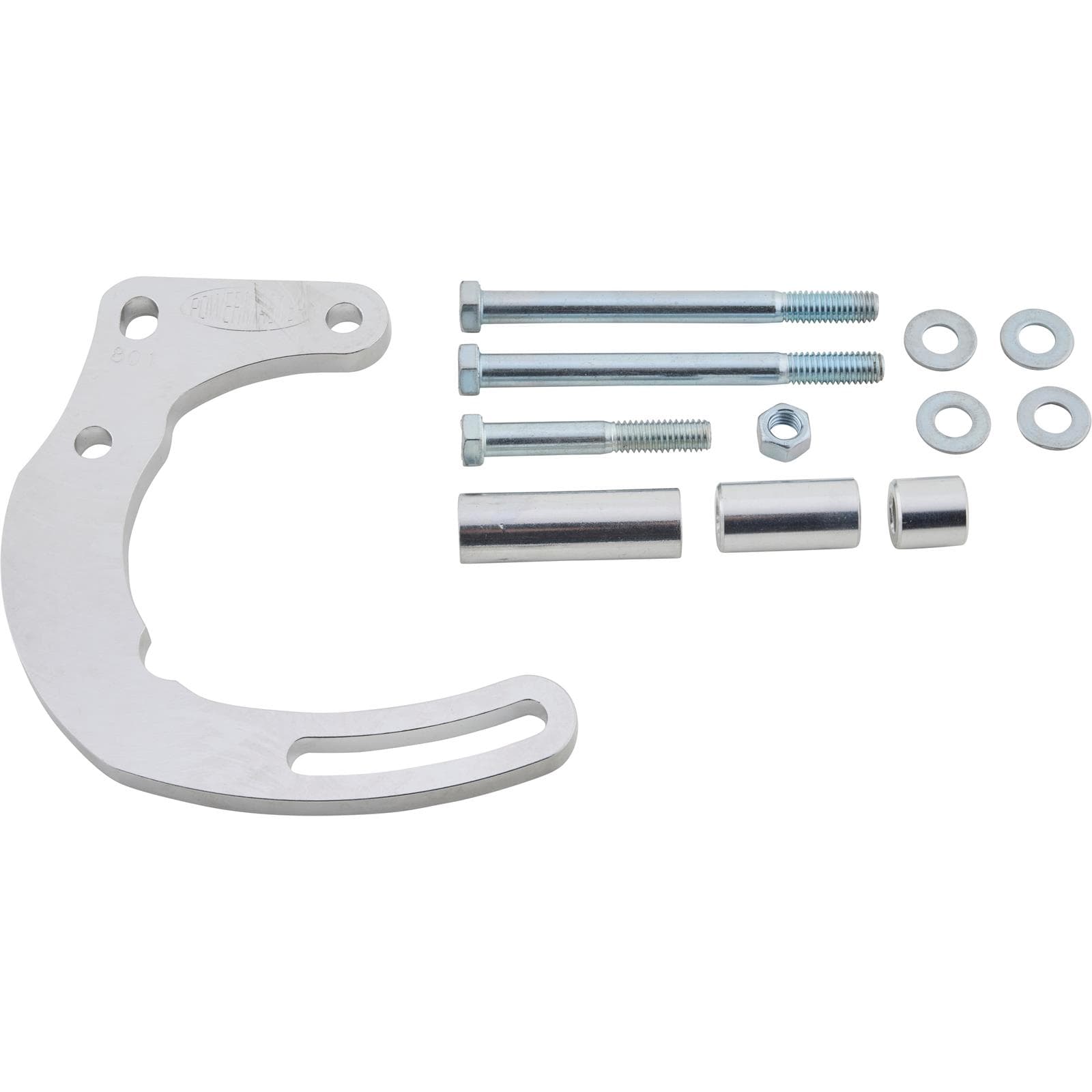 Powermaster 801 High Mount Alternator Bracket, Small Block Chevy