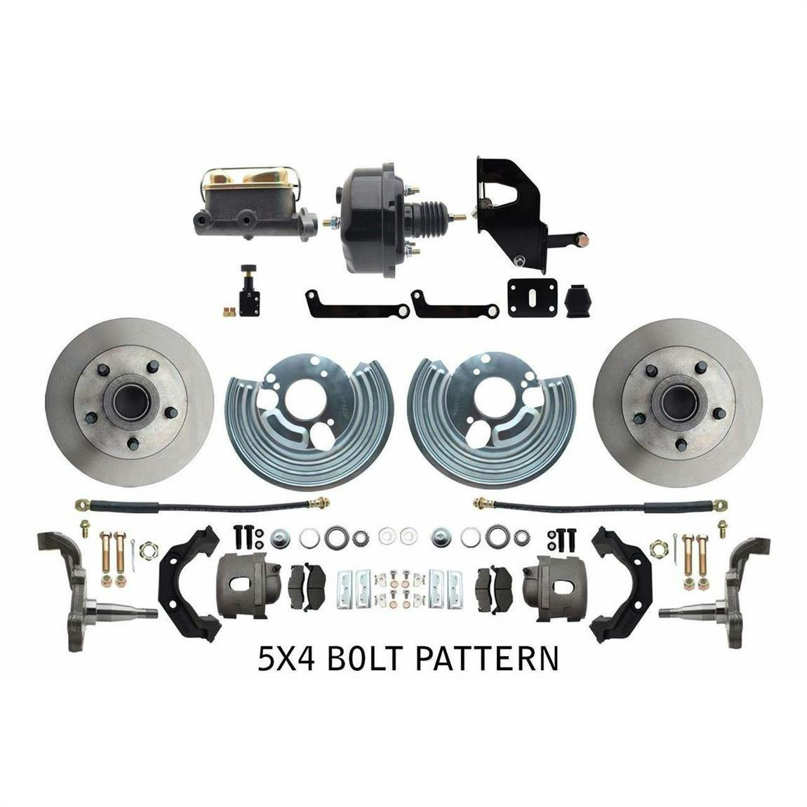 Speedway 1962-1972 Mopar A Body Power Disc Brake Kt (5x4 BP)