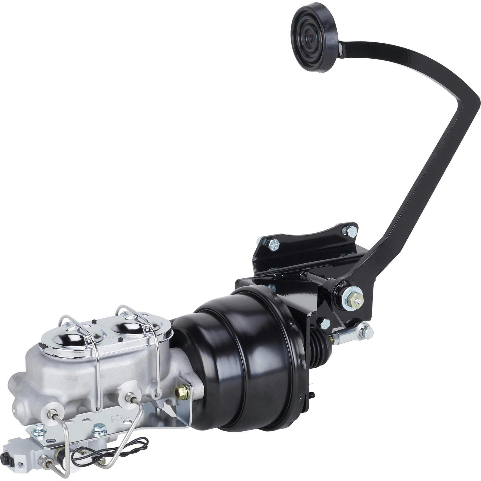 1947-54 Chevy Truck Frame Mount Power Brake Pedal Assembly, Black