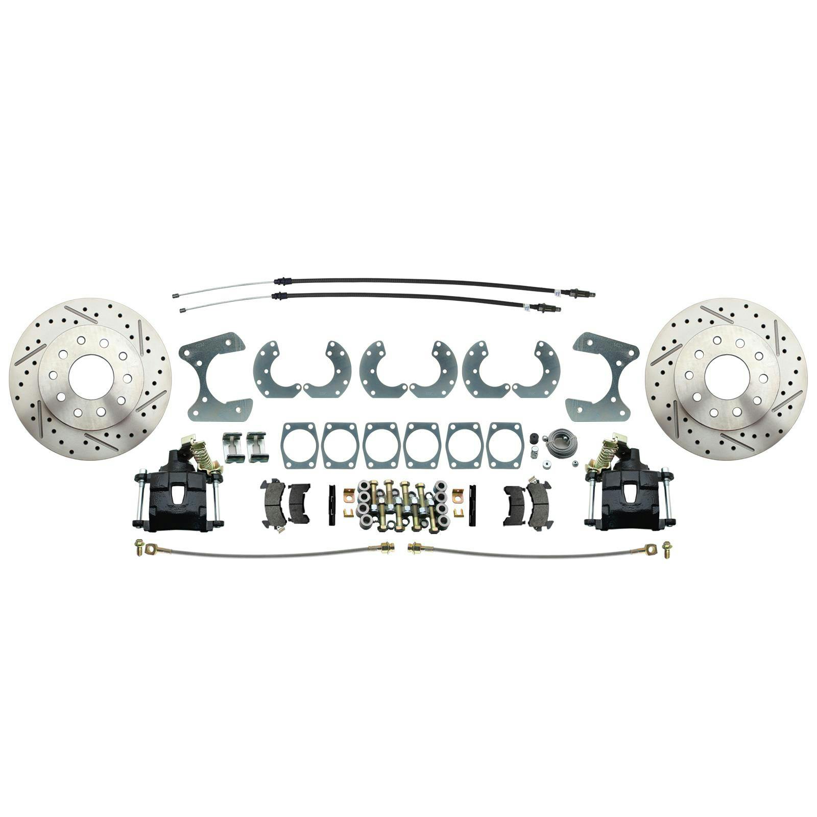 Universal Ford 9 Inch Rear-End Disc Brake Conversion Kit, Black