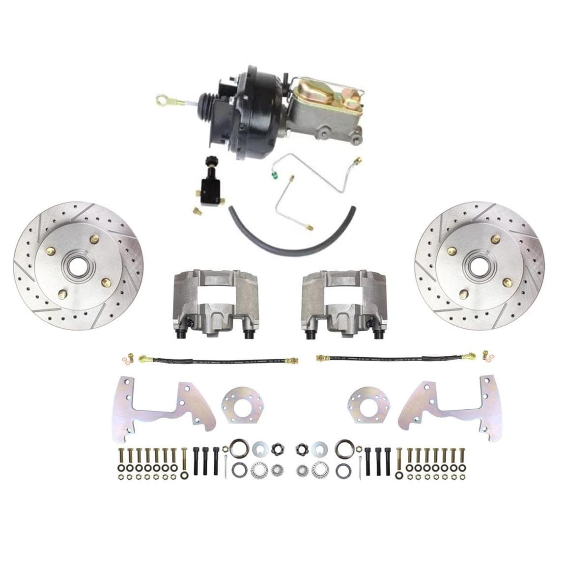 1964-66 Mustang 6 Cyl Disc Brake Conversion Kit Booster & M/C D/S