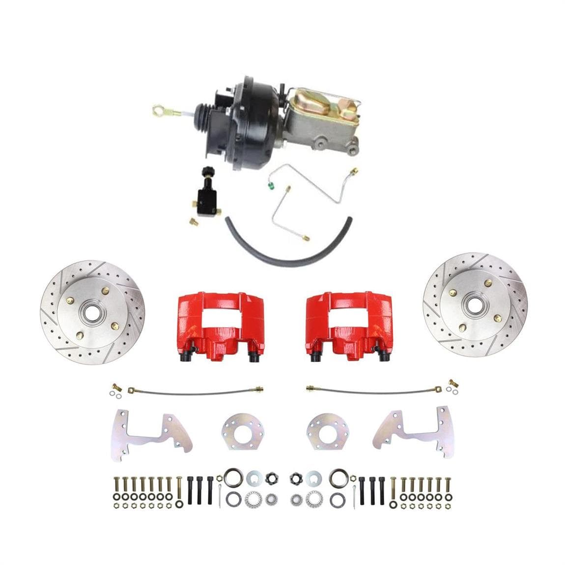 1964-66 Mustang 6 Cyl Disc Brake Conversion Kit Booster & M/C D/S