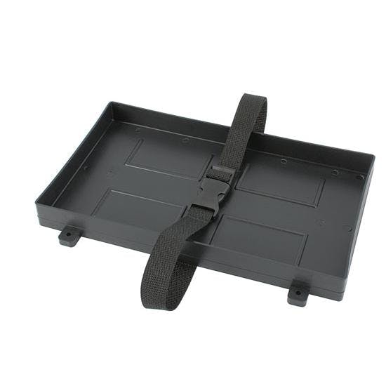 Car Battery Relocation Kit w/Plastic Hold Down Tray w/Batt Disc