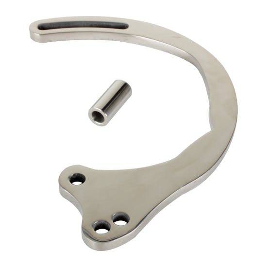 Small Block Chevy Lower Alternator Bracket, Stainless