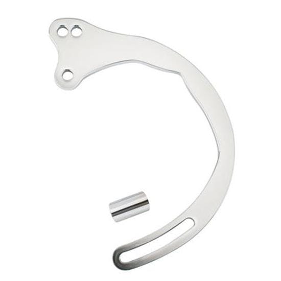 Small Block Chevy Lower Alternator Bracket, Chrome