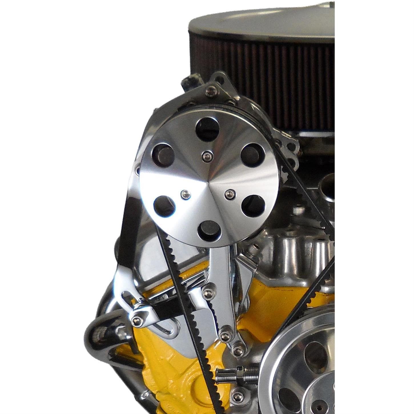 Bills Hot Rod Co. 100 Series Late SBC A/C Bracket, Long Pump