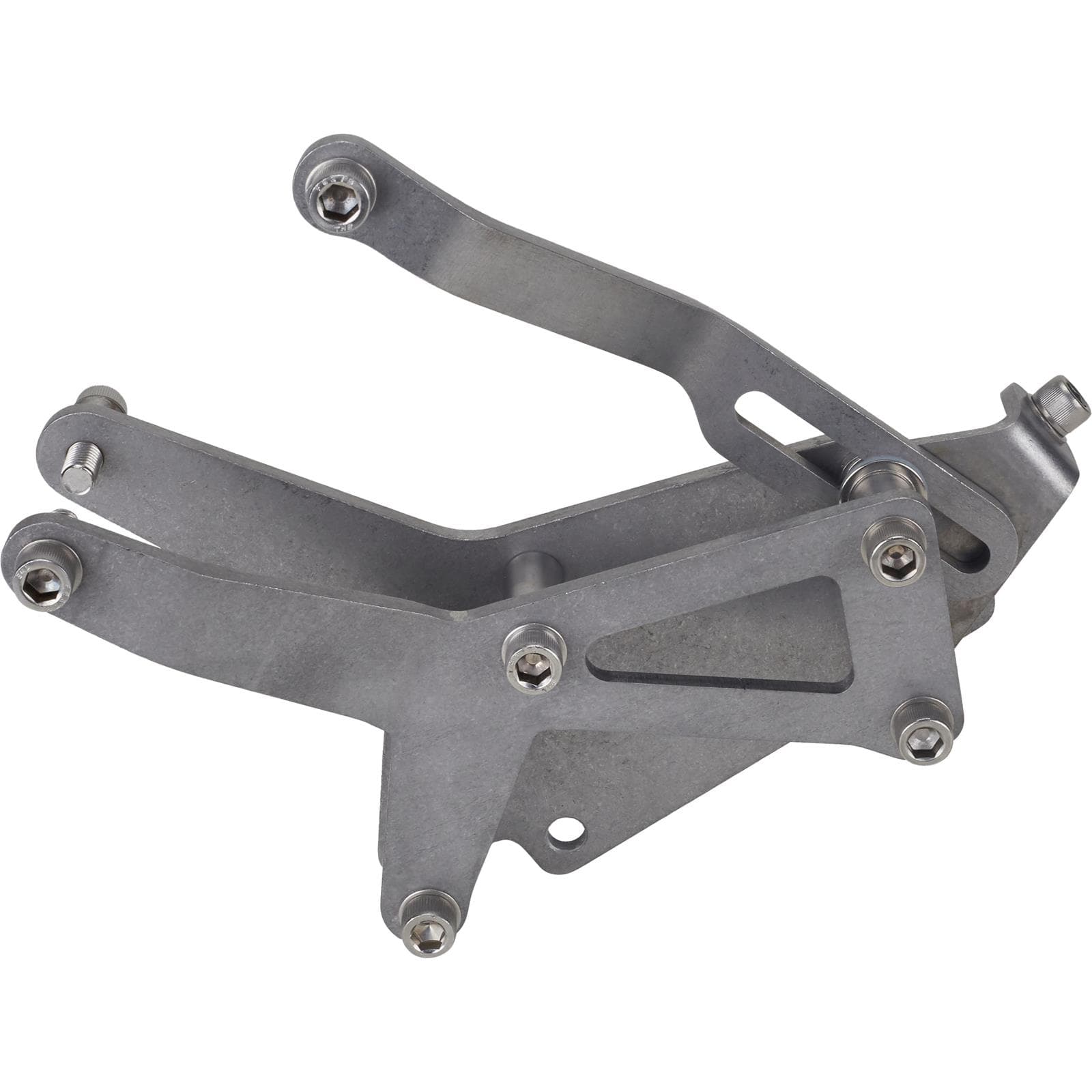 Bills Hot Rod Co.1100 Series SBC Side Mount A/C Bracket, Chrome