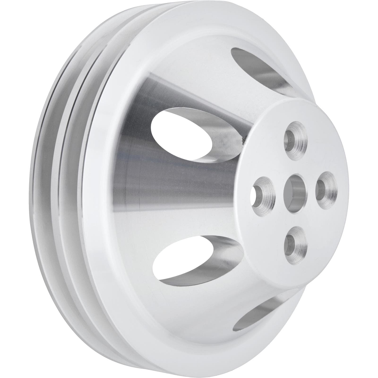 Bills Hot Rod Co. 2002 Small Block Water Pump Pulley, Short, 2 Groove