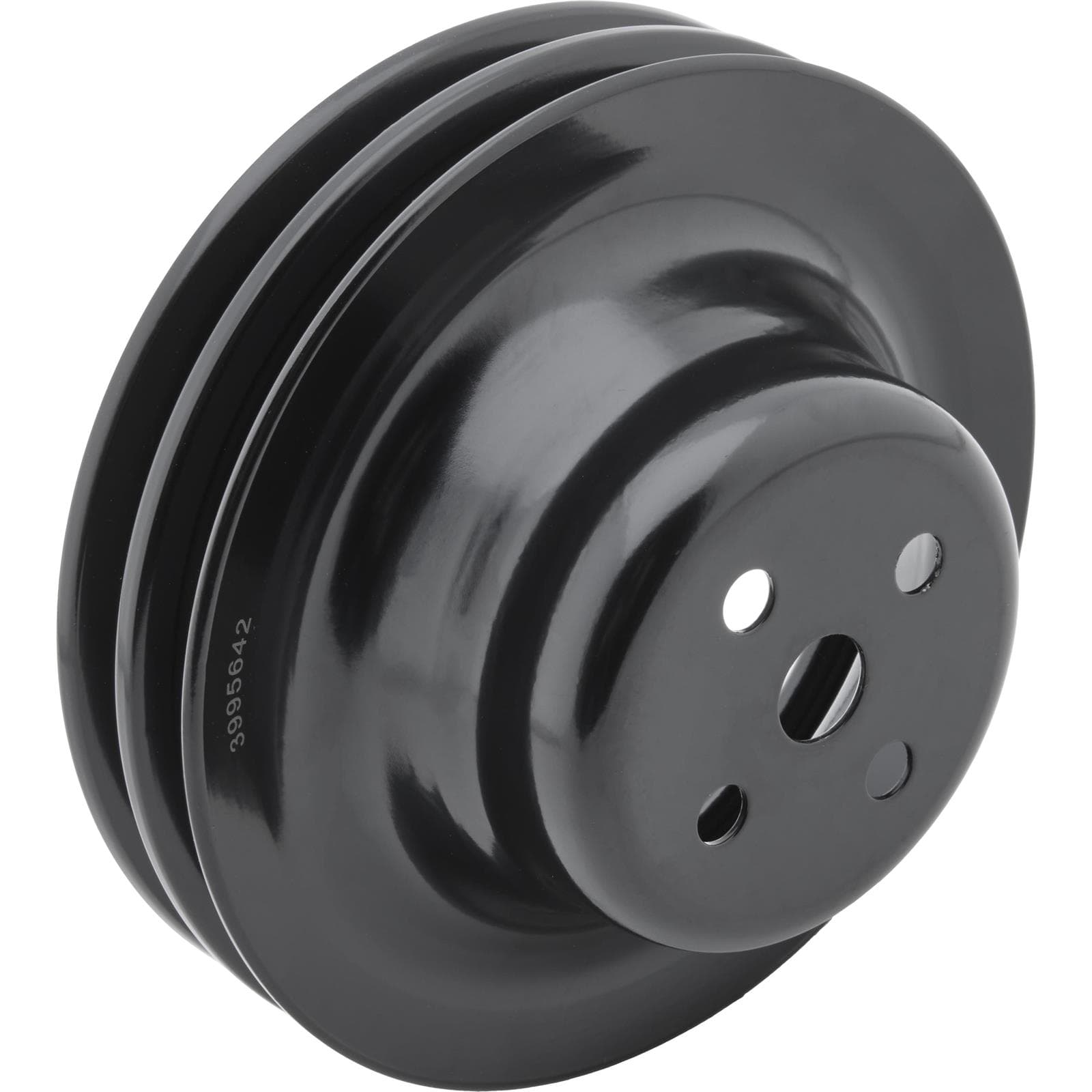 Bills Hot Rod Co 2035 Steel Water Pump Pulley, Short, Black