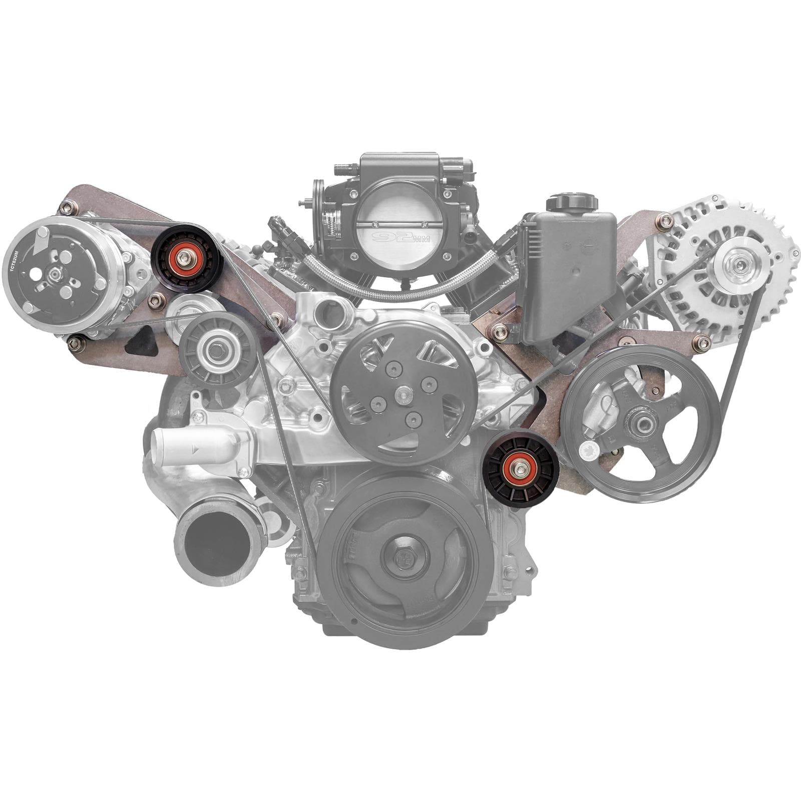 Bills Hot Rod Co. 200 Series LS Engine A/C, P/S, Alt Bracket