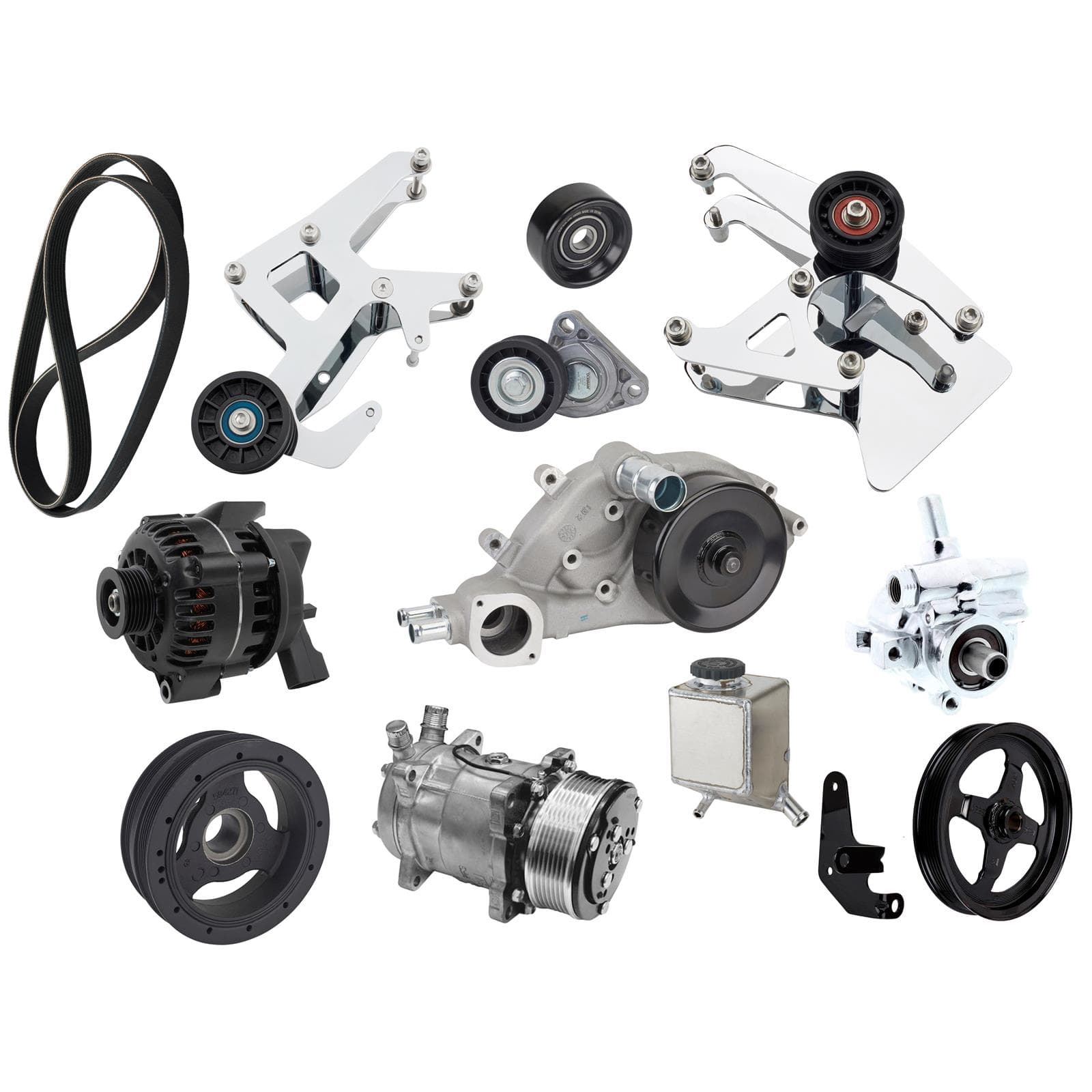 Bills Hot Rod Co. 200 Series LS Accessory Drive Kit, Short