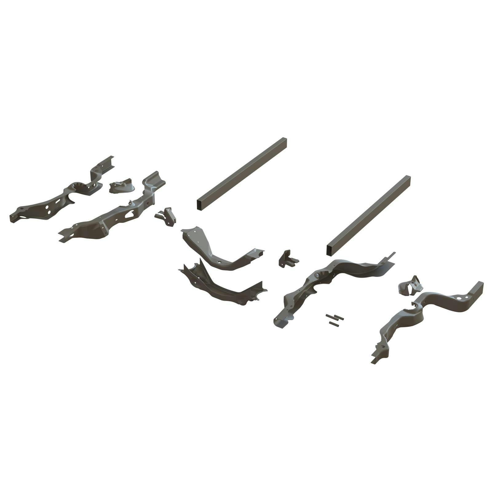 78-88 GM Metric Chassis Hobby Stock Car Frame, Front/Rear/Kit