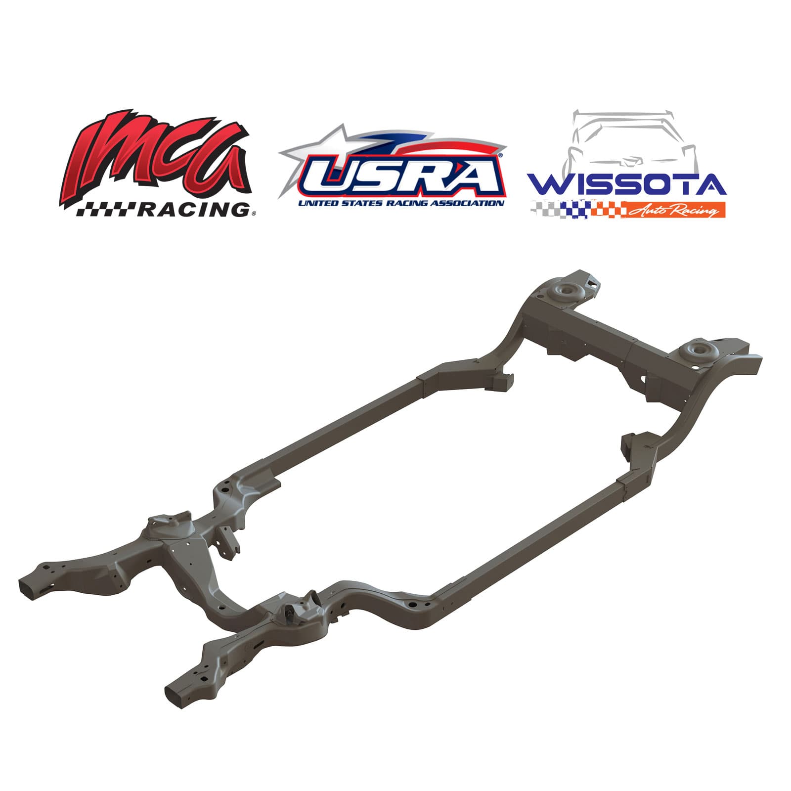 78-88 GM Metric Chassis Hobby Stock Car Frame, Front/Rear/Kit