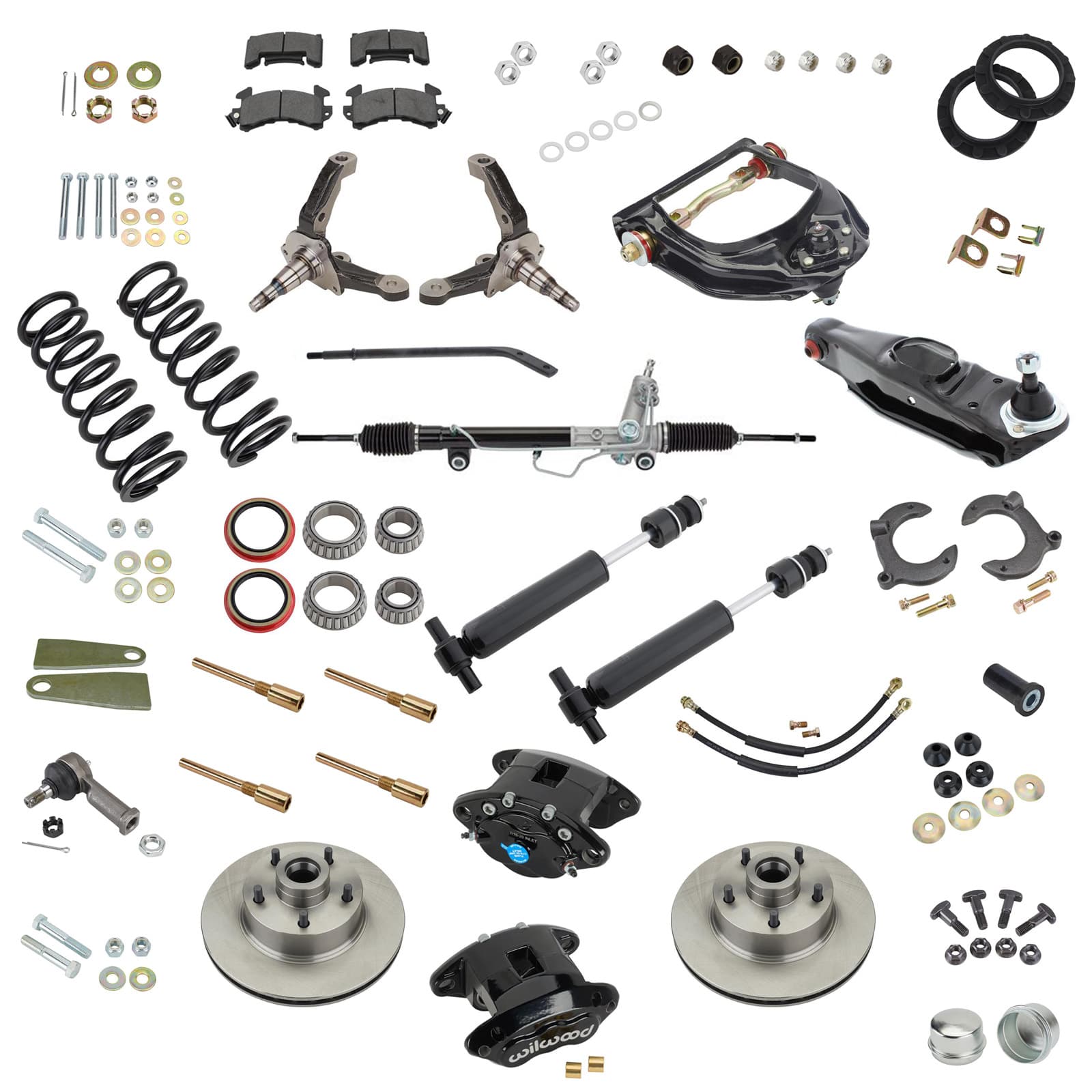 IFS Mustang II Suspension and Brake Kit W/Wilwood Calipers