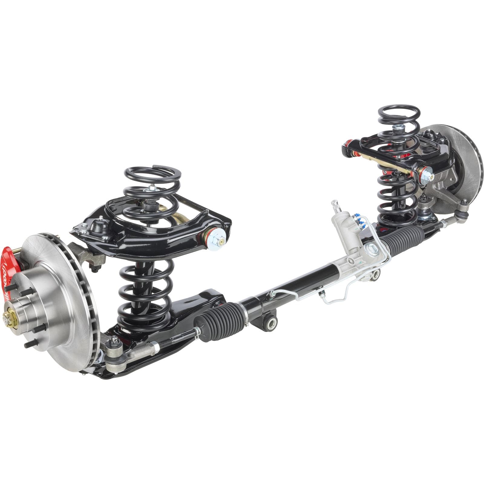 Mustang II IFS Control Arm Kit Drop Spindles W/ Wilwood Calipers