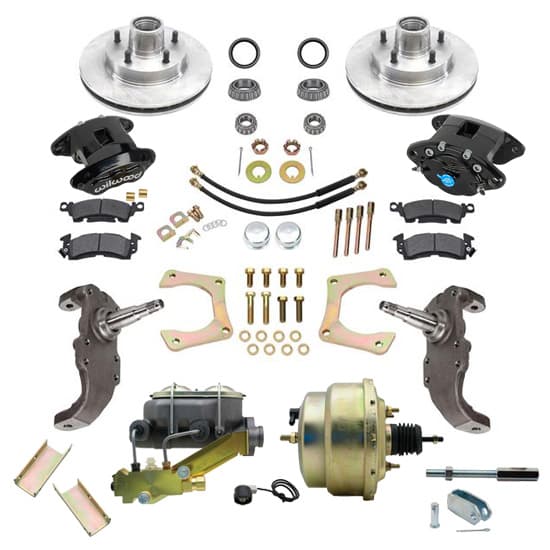 55-57 Chevy 2" Dropped Spindle/Disc Brake Kit W/ Wilwood Calipers